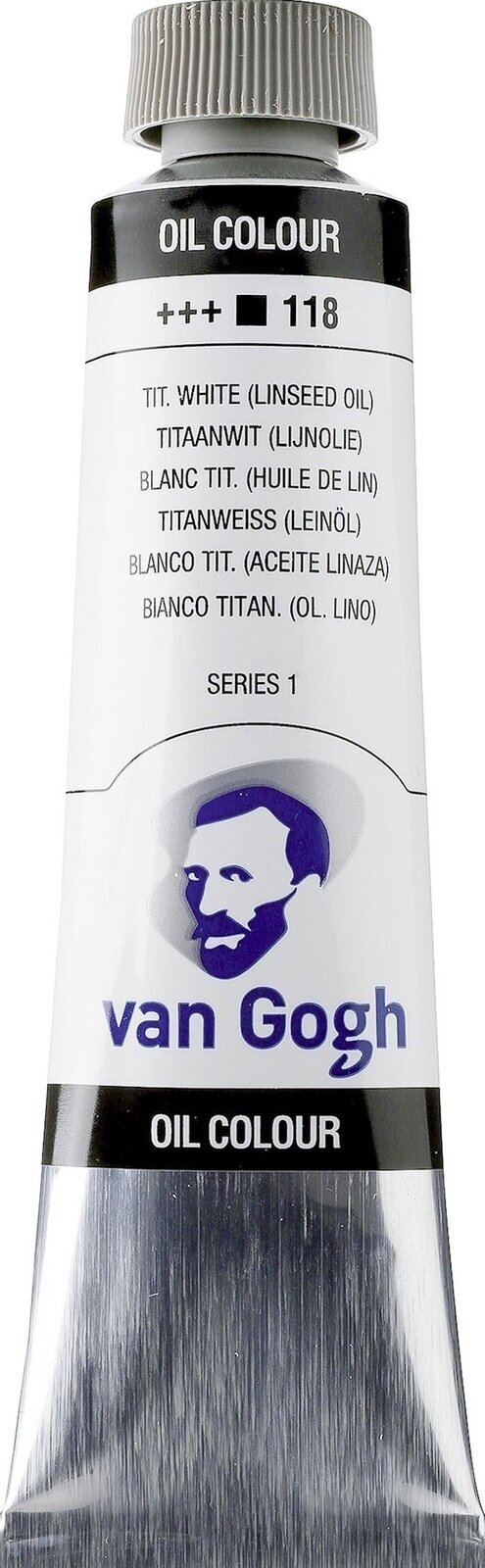 Aceite de colores Van Gogh Oil Paint 40 ml Titanium White L. Aceite de colores