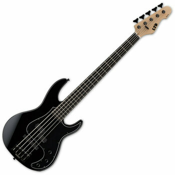 5-saitiger E-Bass, 5-Saiter E-Bass ESP LTD AP-5 Schwarz - 1
