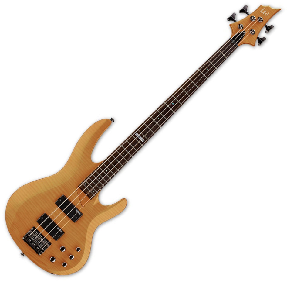 E-Bass ESP LTD B-154DX Honey Natural
