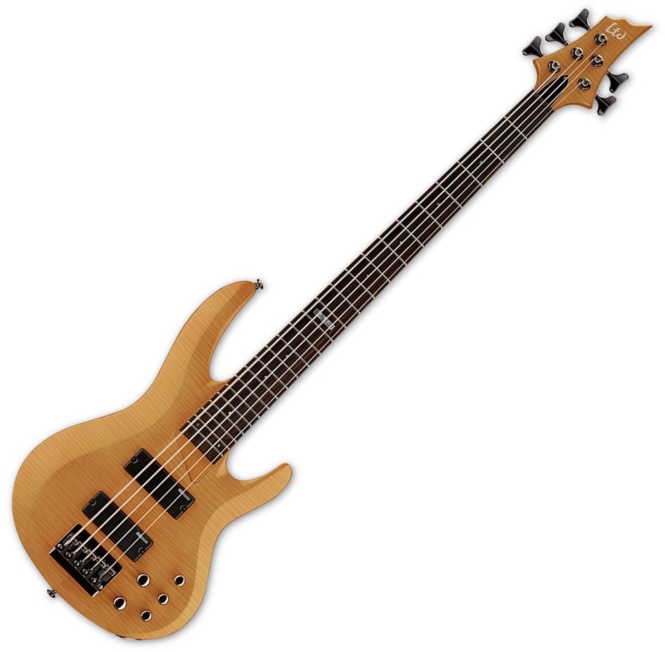 Elektromos basszusgitár ESP LTD B-155DX Honey Natural