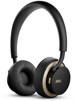 Casque sans fil supra-auriculaire Jays U-JAYS Wireless Black/Gold - 1