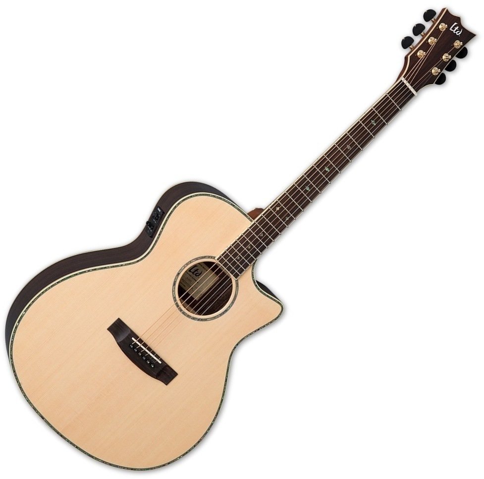 Jumbo elektro-akoestische gitaar ESP LTD A-430E Natural