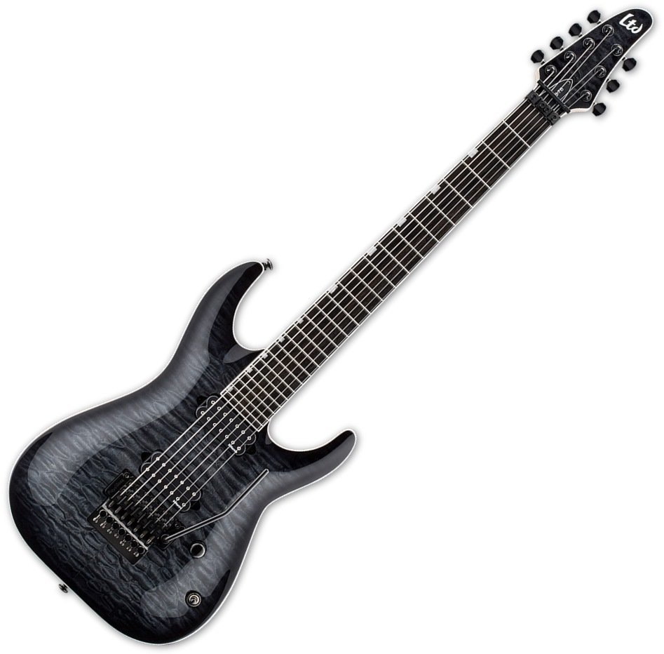 Guitare électrique ESP LTD BS-7B SeeThru Black