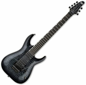 7-strenget elektrisk guitar ESP LTD BS-7B SeeThru Black - 1