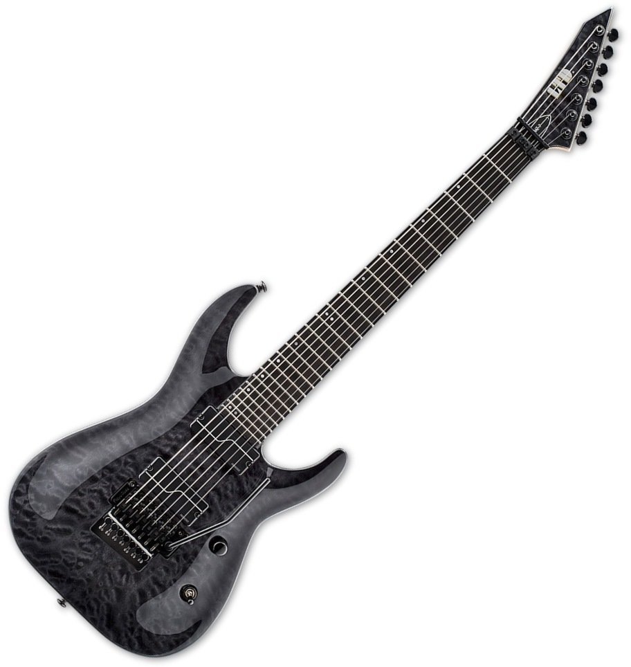 Guitare électrique ESP LTD BUZ-7 See Thru Black