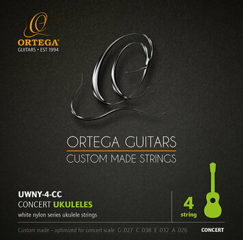 Cordes pour ukulélé de concert Ortega Nylon Concert - 1