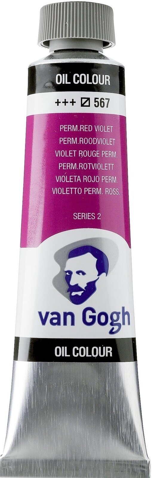 Farba olejna Van Gogh Farba olejna 40 ml Permanent Red Violet