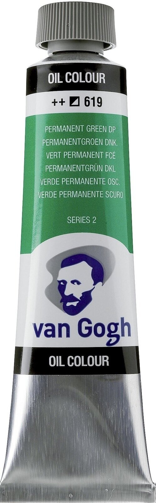 Tempera ad olio Van Gogh 2056193 Pittura a olio Permanent Green Deep 40 ml 1 pz