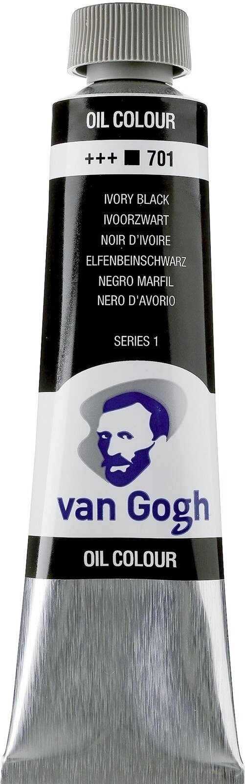 Olejová farba Van Gogh Olejová farba 40 ml Ivory Black