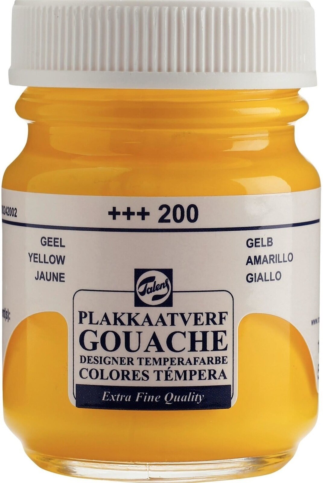 Tintas de guache Talens Gouache Extra Fine Gouache Paint 50 ml Yellow