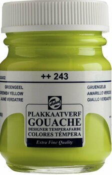 Tintas de guache Talens Gouache Extra Fine Gouache Paint 50 ml Greenish Yellow - 1