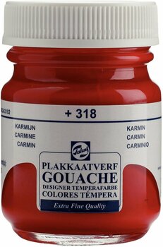 Gouache malt
 Talens Extra Fine Gouachefarbe Carmine 50 ml 1 stk - 1
