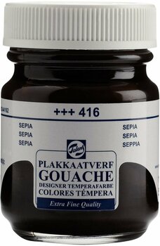 Gouache malt
 Talens Extra Fine Gouachefarbe Sepia 50 ml 1 stk - 1