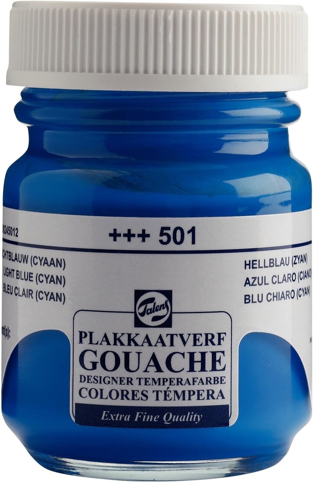 Gouacheverf  Talens Gouache Extra Fine Gouache Paint 50 ml Light Blue Cyan