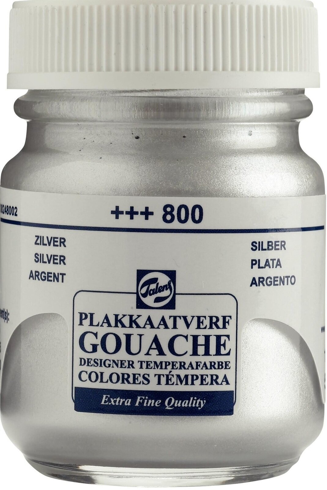Gouacheverf  Talens Gouache Extra Fine Gouache Paint 50 ml Silver