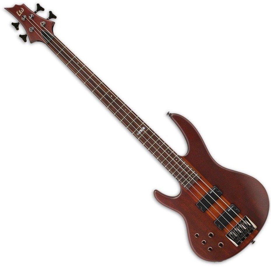 E-Bass ESP LTD D-4 LH Natural Satin