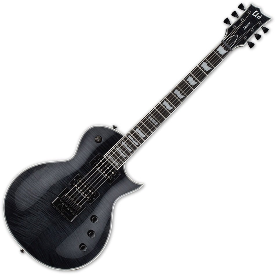 Electric guitar ESP LTD EC-1000-ET-FM SeeThru Black