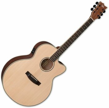 Jumbo elektro-akoestische gitaar ESP LTD J-310E Natural Satin - 1