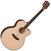 Jumbo elektro-akoestische gitaar ESP LTD J-310E Natural Satin