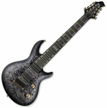 8-snarige elektrische gitaar ESP LTD JR-608 Faded Blue Sunburst - 1