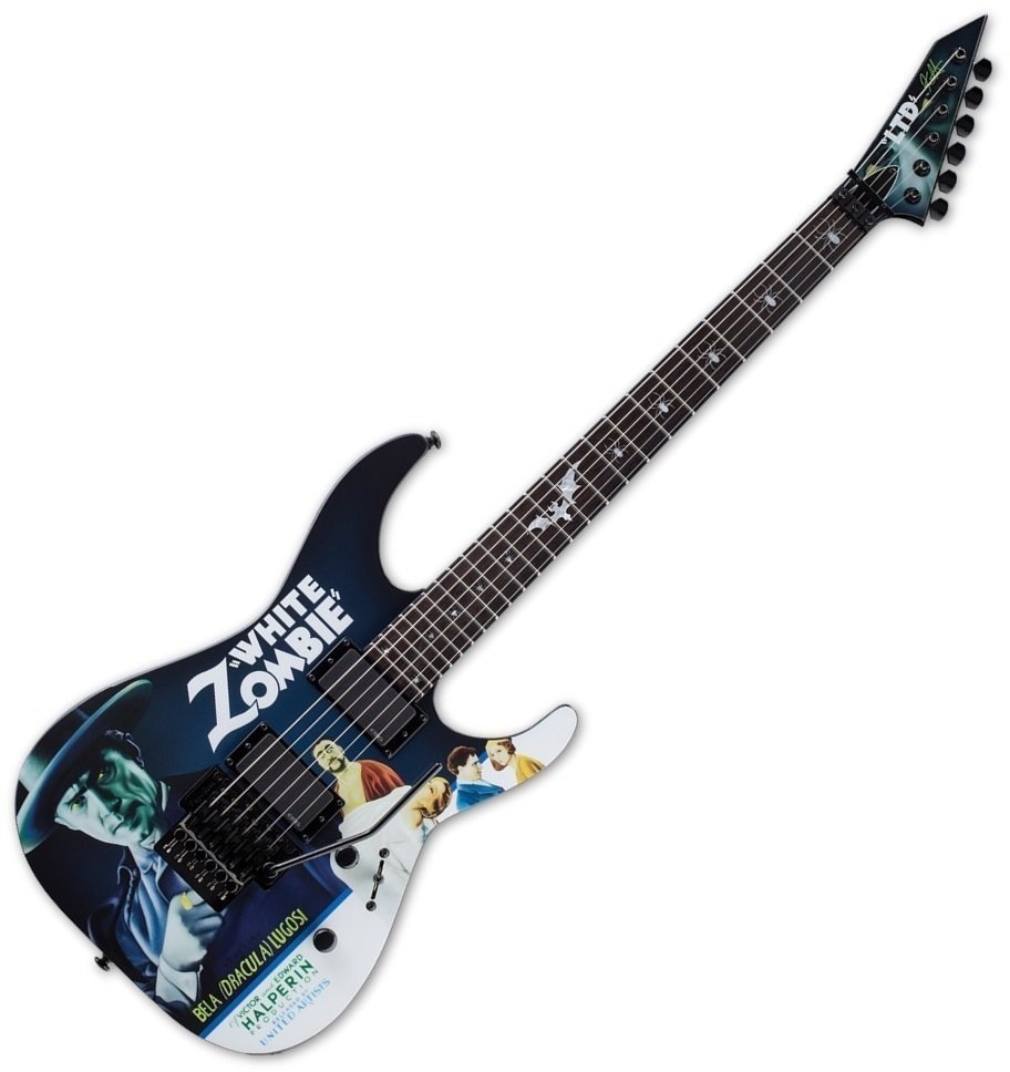 Elektrische gitaar ESP LTD KH-WZ Black w/ Graphic