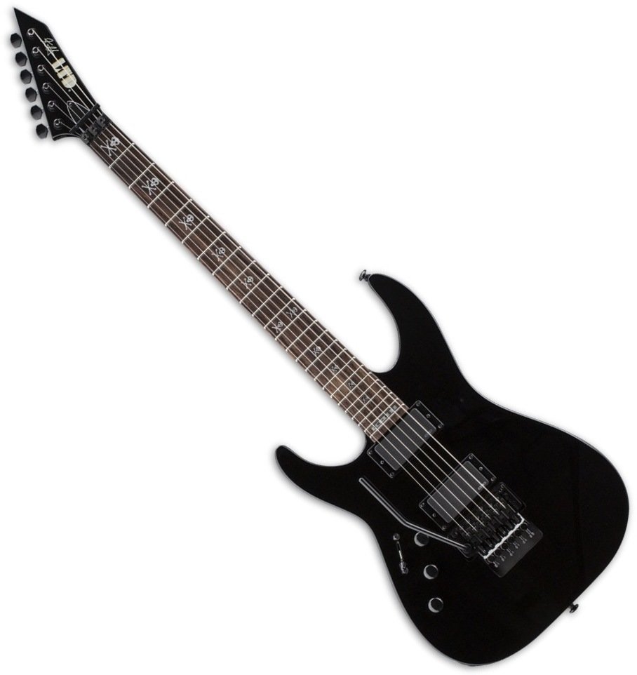 Elektromos gitár ESP LTD KH-602 LH Fekete