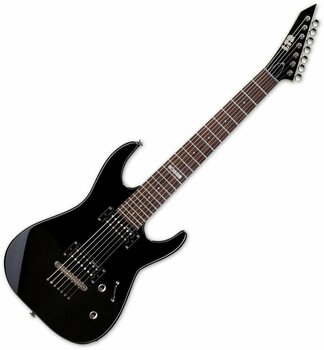 7-strenget elektrisk guitar ESP LTD M-17 Black - 1