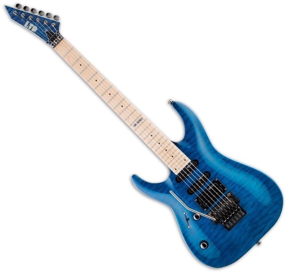 Guitarra eléctrica ESP LTD MH-103QM See Thru Blue