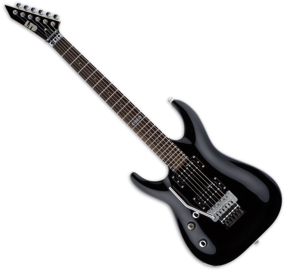 Linkshänder E-Gitarre ESP LTD MH-50 LH Black