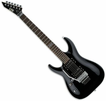 Elektrische gitaar voor linkshandige speler ESP LTD MH-50 LH Black - 1