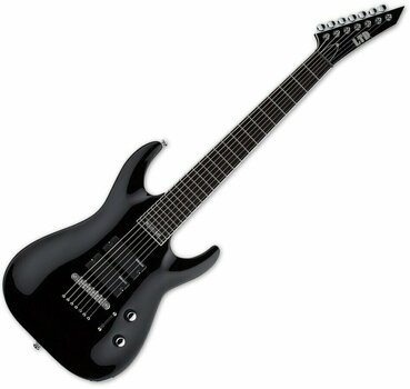 Guitarra eléctrica de 7 cuerdas ESP LTD SC-207 Black - 1