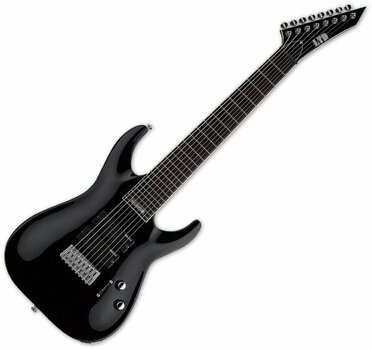 Guitares 8 cordes ESP LTD SC-208 Black - 1