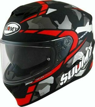Helmet Suomy Stellar Race Squad Black Matt/Red M Helmet - 1