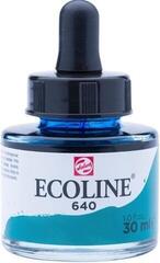 Akvareliniai dažai Ecoline Liquid Watercolour 30 ml Bluish Green