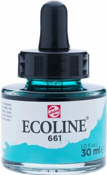 Акварелни бои Ecoline Акварелна боя 30 ml Turquoise Green - 1
