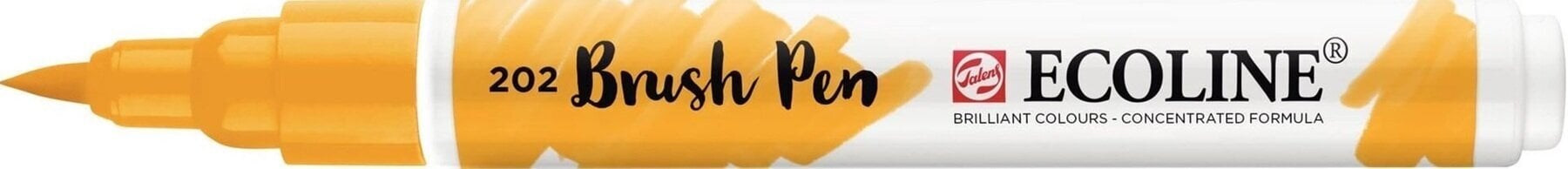 Markør Ecoline Brush pen Brushpen Brush Pen Deep Yellow
