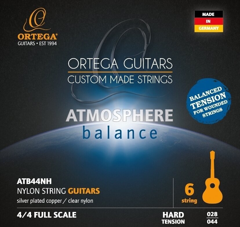 Nylonové struny pre klasickú gitaru Ortega ATB44NH