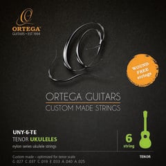 Snaren voor tenor ukelele Ortega UNY-6-TE Snaren voor tenor ukelele