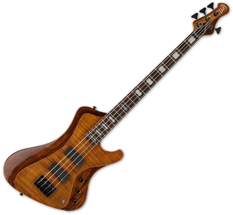 4-strängad basgitarr ESP LTD STREAM-1004-FM Walnut Brown