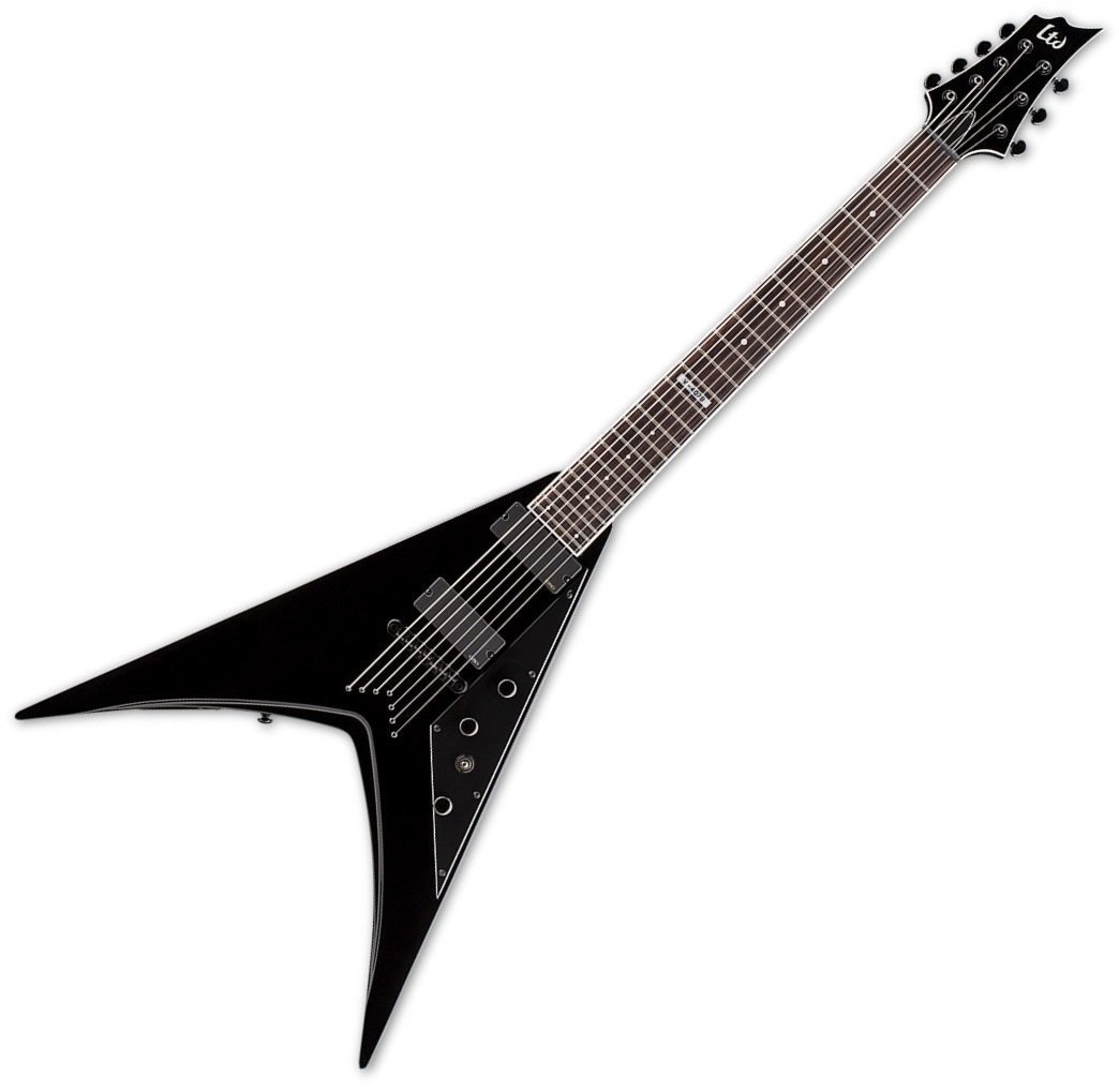 Guitarra eléctrica de 7 cuerdas ESP LTD V407B Negro