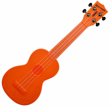 Szoprán ukulele Kala Waterman Szoprán ukulele Orange Fluorescent - 1