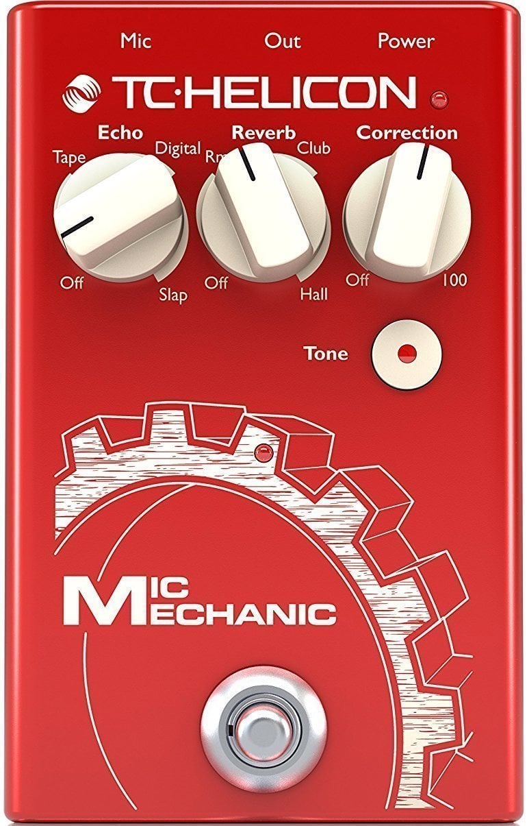 Processador de efeitos vocais TC Helicon Mic Mechanic 2