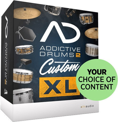 Štúdiový software VST Instrument XLN Audio Virtual drums library Addictive Drums 2 Custom XL