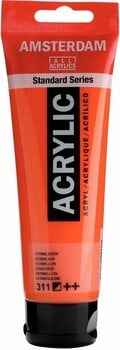 Peinture acrylique Amsterdam Standard Series Peinture acrylique Vermilion 120 ml 1 pc - 1