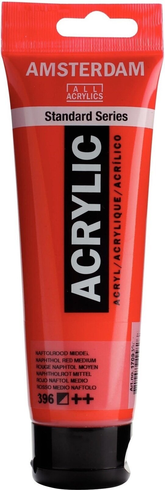 Aκρυλικό Χρώμα Amsterdam Acrylic Paint 120 ml Naphtol Red Medium
