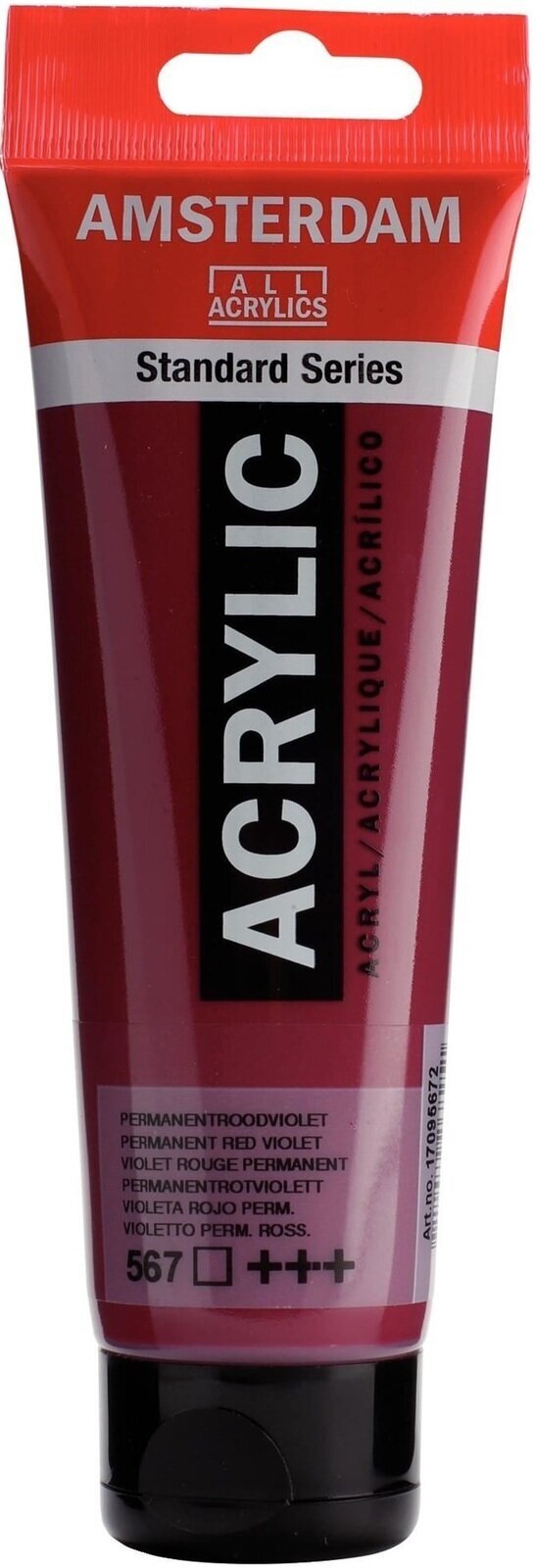 Colore acrilico Amsterdam Colori acrilici 120 ml Permanent Red Violet