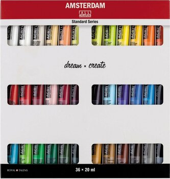 Colore acrilico Amsterdam Set di colori acrilici 36x20 ml - 1