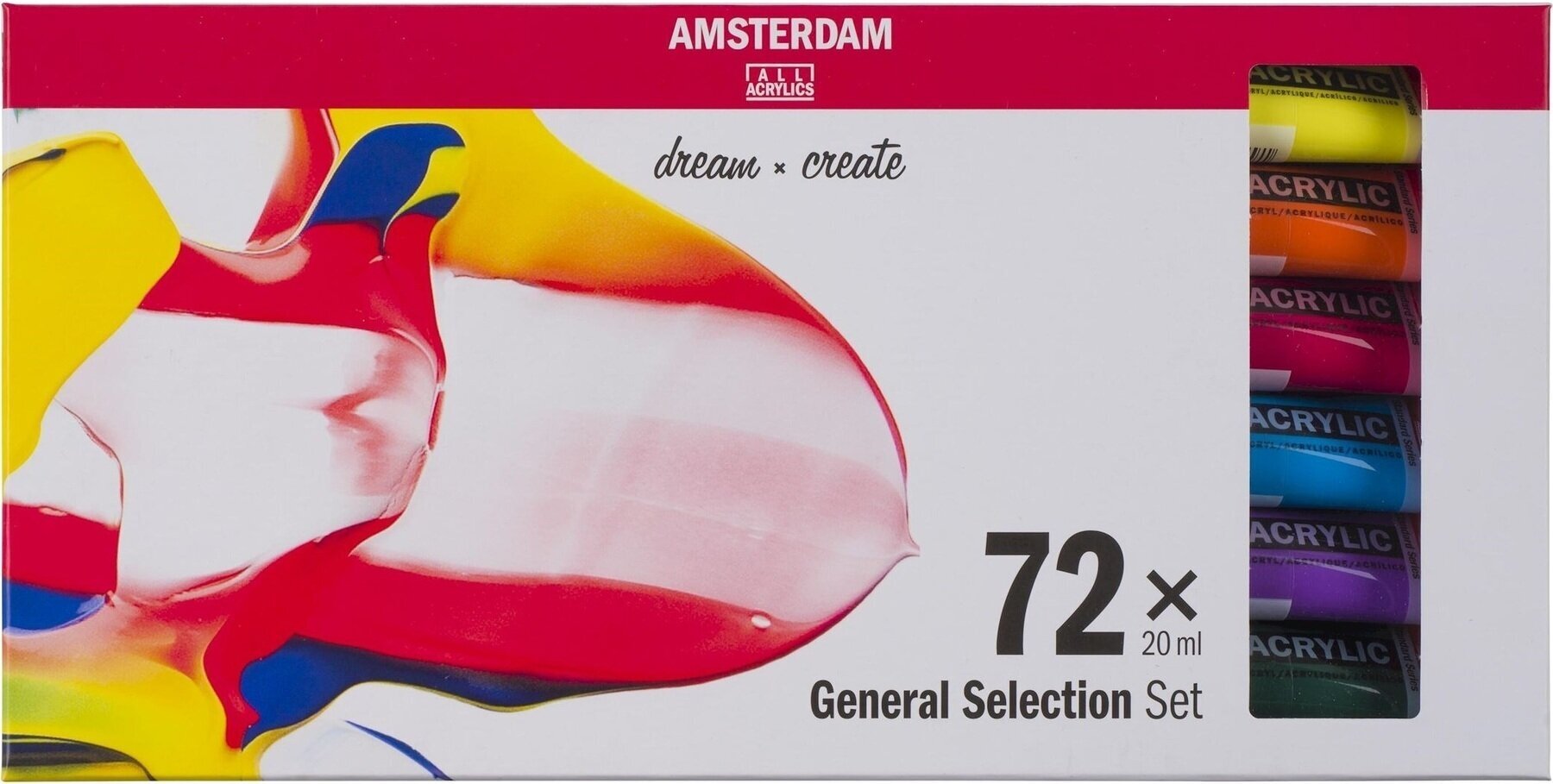 Farba akrylowa Amsterdam Zestaw Farb Akrylowych 72x20 ml