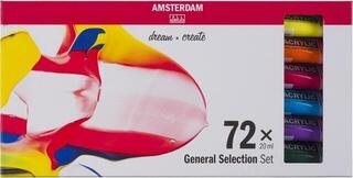 Acrylfarbe Amsterdam General Selection Set Acrylfarben 72x20 ml