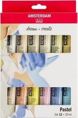 Akrylová barva Amsterdam General Selection Sada akrylových barev Pastel 12 x 20 ml